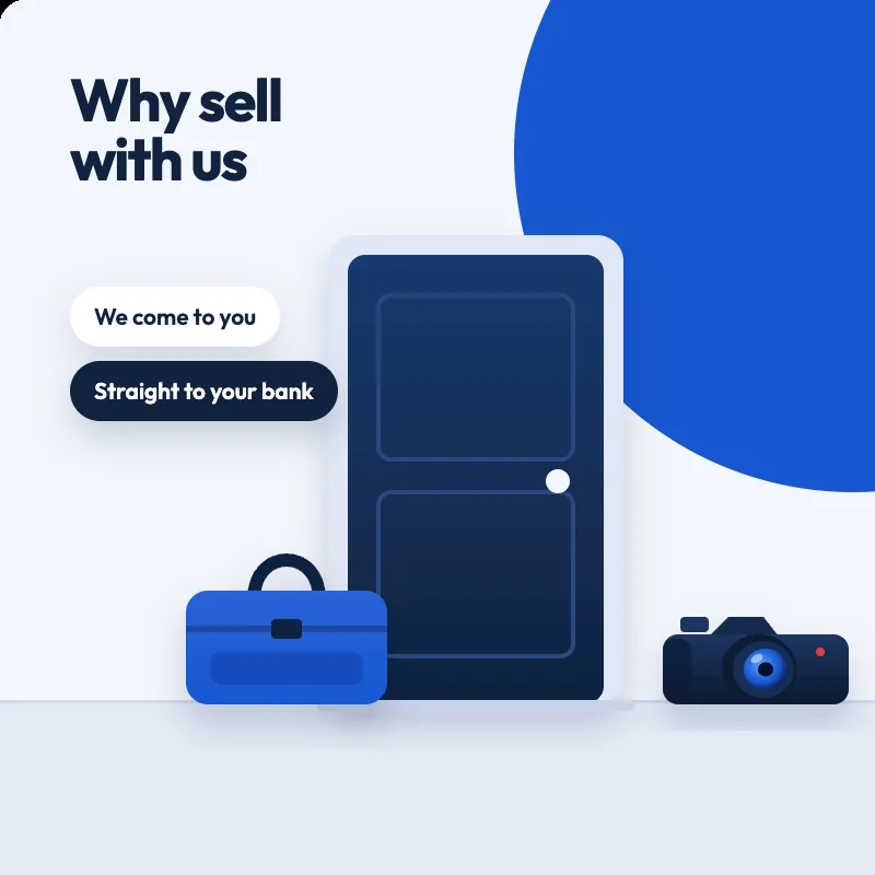 Why sell with SYG - we come to you, paid straight to your bank